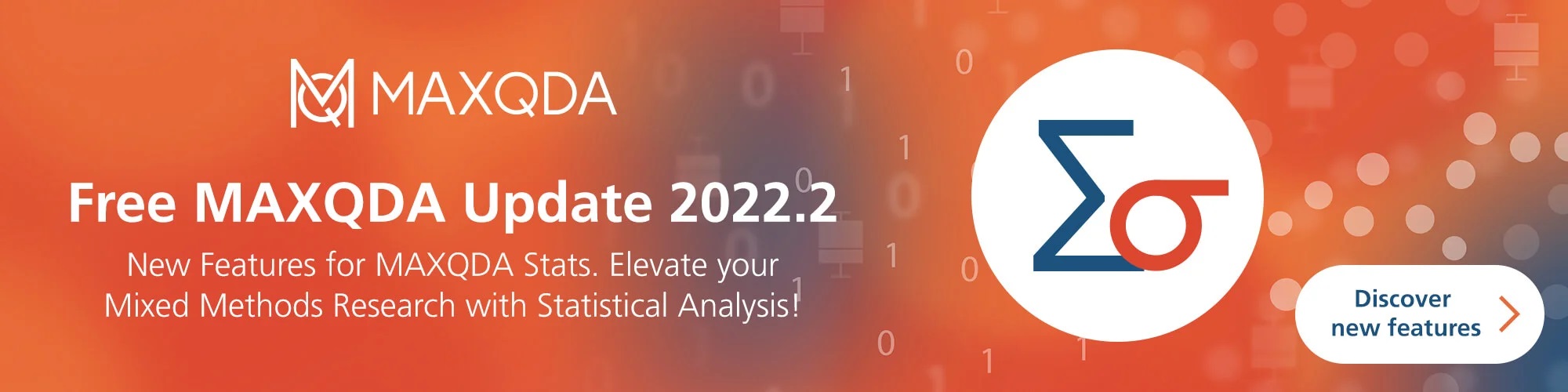 MAXQDA 2022.2. Nuevas herramientas estadísticas